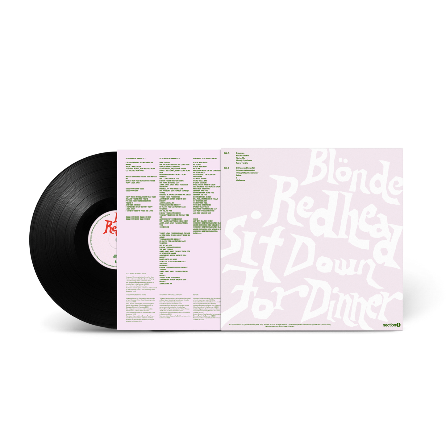 Blonde Redhead - Sit Down for Dinner LP